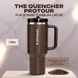 Термочашка Stanley The Quencher ProTour Flip Straw Tumbler 40 oz (1,182 л) Темно-коричнева 553-1 фото 2