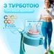Спортивная бутылка 650 мл, которая меняет вкус воды с 7 капсулами прозрачная Голубая 512-1 фото 4
