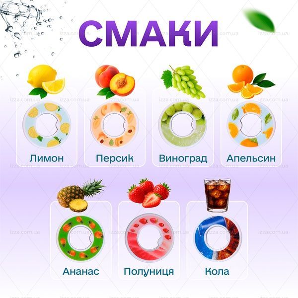 Спортивна пляшка 650 мл, яка змінює смак води з 7 капсулами прозора Фіолетова 513-1 фото