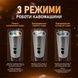 Портативна кавомашина 3 в 1 на акумуляторі з індикатором температури для меленої та капсульної кави Сіра 519-1 фото 6